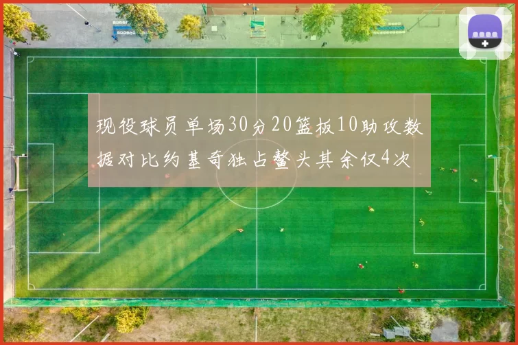 现役球员单场30分20篮板10助攻数据对比约基奇独占鳌头其余仅4次